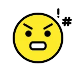 Face With Symbols On Mouth SVG Icon